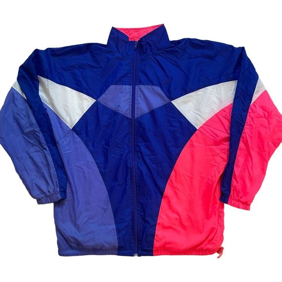 Nike Other - VINTAGE 90s NIKE SILVER TAG Color Block Full Zip WINDBREAKER